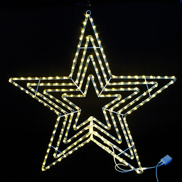 2Dスターモチーフ ビッグスター電球色 L2DM601D【コロナ産業 イルミネーション モチーフ LED 照明 ライト クリスマス】