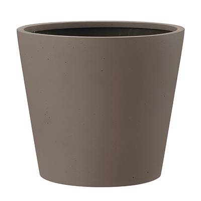 ポリッシュ コニック ブラウン 50cm 1個セット AN-PC5040BR 4573276845911【ガーデン プランター ポット 鉢 おしゃれ 庭 店舗 園芸 インテリア エクステリア グリーンポット】｜ツインスターカンパニー