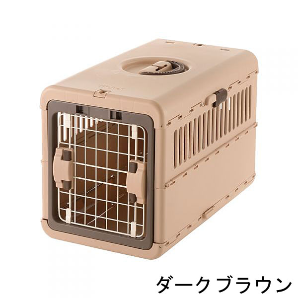 【個人宛配送可】キャンピングキャリー 折りたたみ M (34×56×H38cm)【超小型犬 小型犬 猫 体重目安8kg以下 ペット キャリー ハウス リッチェル】