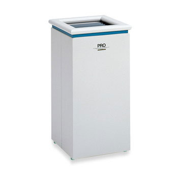 プロスモーキー(灰皿) 15L W36×D36×H70cm 容量約15L DS2640150【角型 スチール製ボディ 大容量 業務用スタンド灰皿 屋内用 吸殻入れ 吸殻回収 商業施設 店舗 喫煙室 喫煙所 喫煙スペース テラモト】