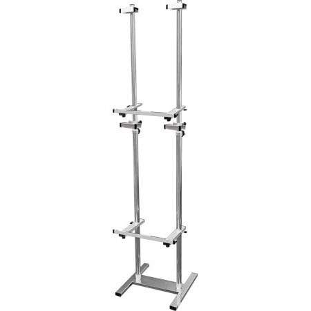 PAパネルスタンドコンビ 23TW-CB PA23TW-CB【W400&times;D400&times;H1380～2270mm A1+A1/A1+B1 片面2枚 対応パネル寸法Ｗ400~1100/H800~1100/t=30mm以下 高さ調整可能 ポスタースタンド パネルスタンド 屋内用 常磐精工】｜ツインスターカンパニー