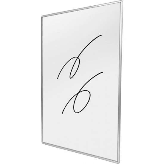 枠付ホワイトボード 600&times;900mm WBW600X900【フレームサイズW611&times;H911mm 吊り下げ 壁掛 マーカーボード 磁石使用可 マグネット使用可 常磐精工】｜ツインスターカンパニー