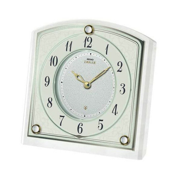 楽天市場】SEIKOセイコー高級置時計 エンブレム 電波時計HW521M