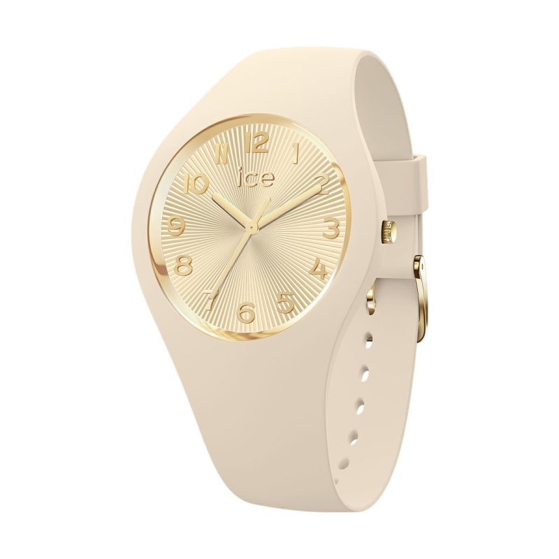 [ICE-WATCH] アイスウォッチ ウオッチ ICE CHAMPAGNE スモール＋ 025251 ＜ ユニ一発やる メンズ レディース 扁桃人はだ 定まり代わりになる店 ケイ素樹脂 雨合羽 3針 37粍 10空圧雨合羽 ＞