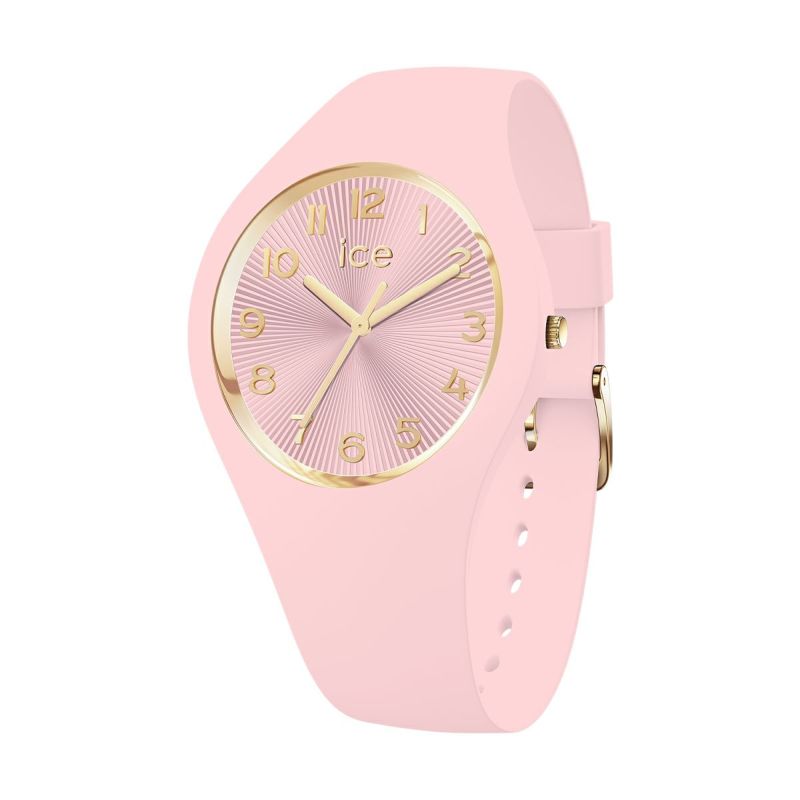 [ICE-WATCH] アイスウォッチ ウオッチ ICE CHAMPAGNE スモール＋ 025253 ＜ ユニ一発やる メンズ レディース ホンブルグ帽サクラ色 定まり代わりになる店 ケイ素樹脂 雨合羽 3針 37粍 10空圧雨合羽 ＞