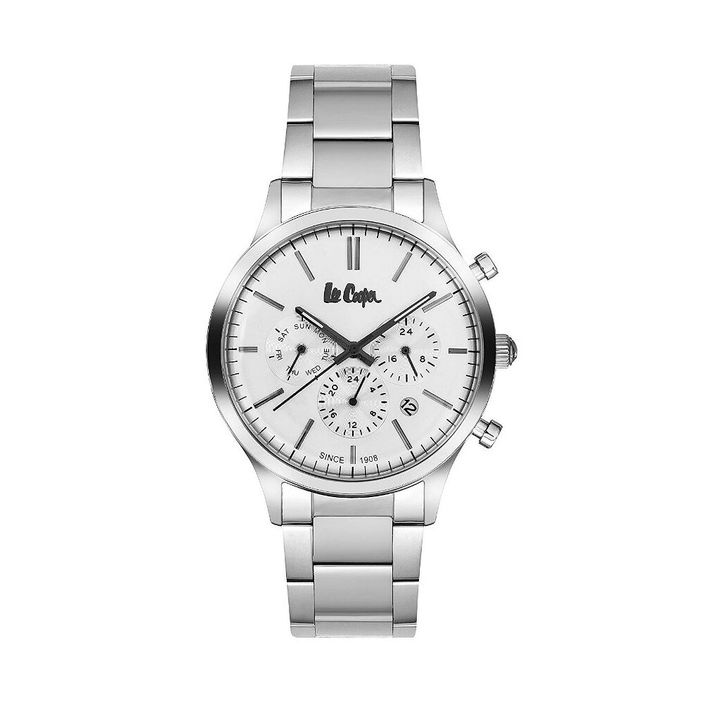 [Lee Cooper] リークーパー 腕時計 LC6295.330 ＜ メンズ シルバー ＞