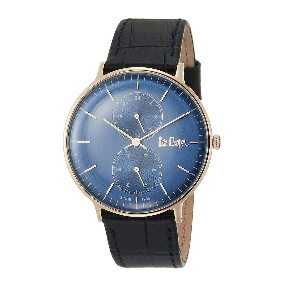 [Lee Cooper] リークーパー 腕時計 LC6381.499 ＜ レディース ブラック ブルー ＞
