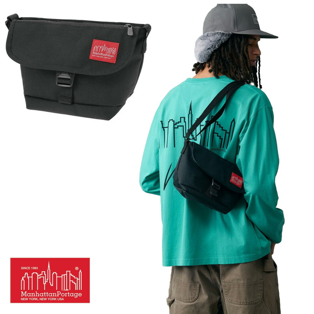 マンハッタンポーテージ/ManhattanPortage ナイロン メッセンジャーバッグ フラップ ジッパーポケット MP1603FZP/バッグ/鞄/ショルダー/メッセンジャー/自転車/通勤/通学/メンズ/レディース/コーデュラナイロン/
