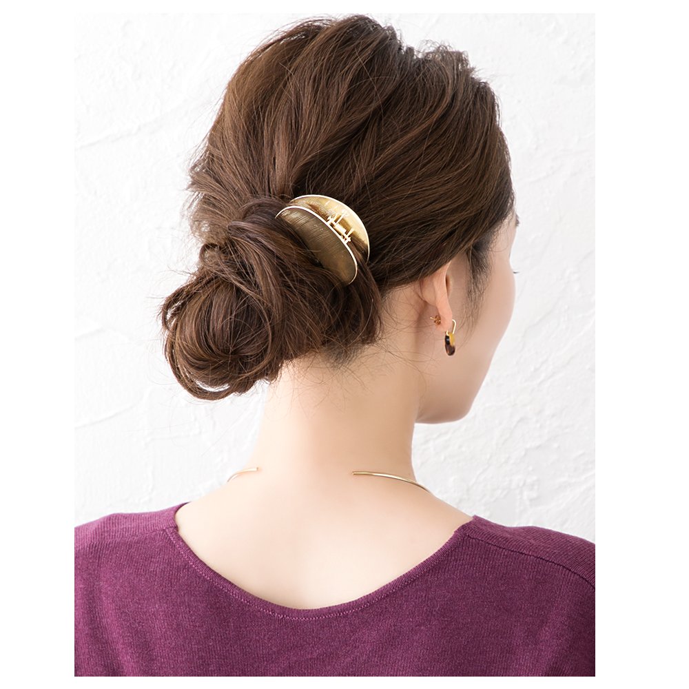 Cream Dot Advance Clip Barrette Lady S Small Shark Mini Brand