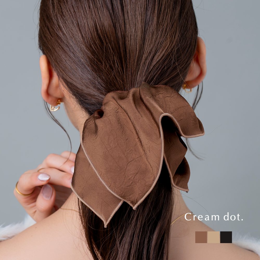 楽天市場】【最大15％OFFクーポン】シュシュ セット ラメ 無地 サテン