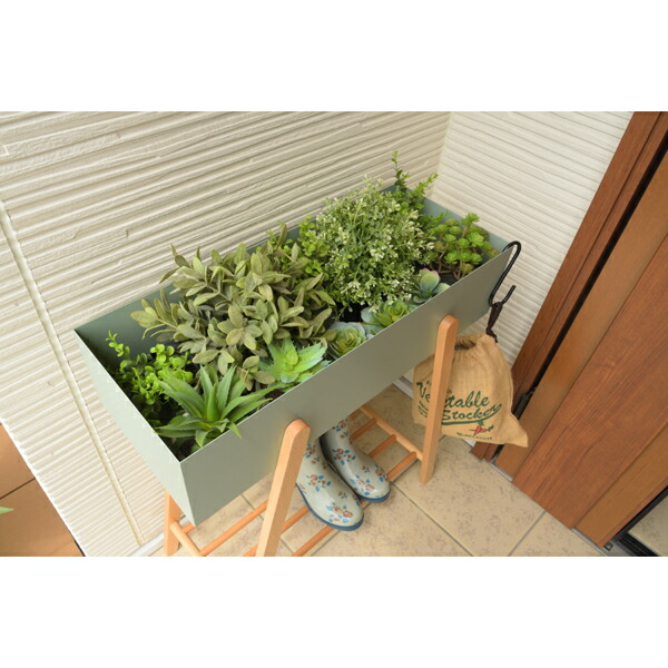 楽天市場 プランタースタンド プランタースタンド プランター スタンド プランターボックス ラック 長方形 観葉植物 植物 フェイクグリーン 収納 雑貨 ナチュラル 北欧 かわいい 天然木 木製 室内 室外 玄関 ガーデニング ホワイト グリーン シンプル Pw 51wh Azpw 51wh