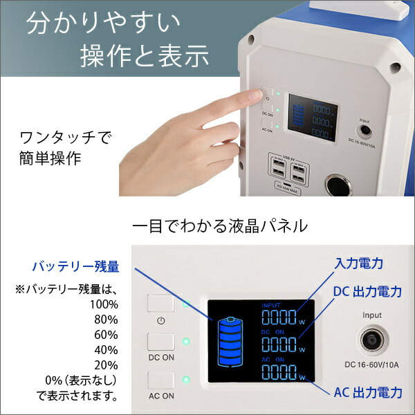 ポータブルバッテリー Eb240 2400wh 大容量 電源防災 蓄電池 発電機 防災グッズ 停電 家庭用コンセント充電 液晶画面表示仕様 家庭用蓄電池 大容量 車中泊 アウトドア キャンプ 災害 Diy Sheb240 Lojascarrossel Com Br