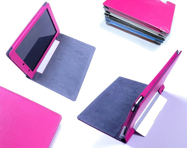 ○Yoga Tablet 8のボディだけでなく、タッチパネルも保護する手帳タイプ、充電や各操作はケースをつけたままでも操作可能です♪