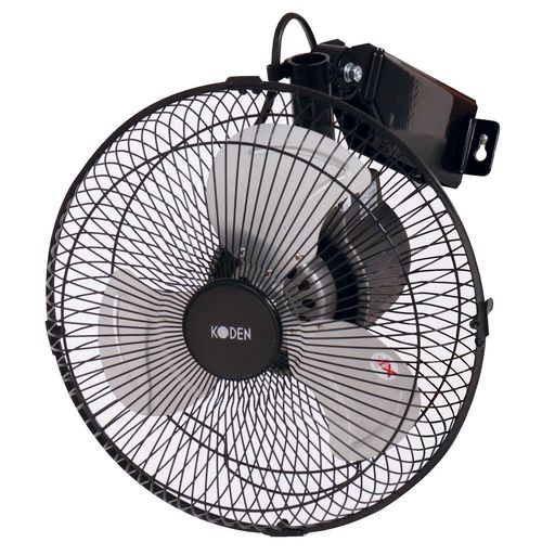 広電(KODEN)工業扇工場扇業務用扇風機ミニ25cm壁掛け型省スペースブラック上下左右360°ラウンドムーブ送風自動首振り風量3段階アルミ羽根持ち運び簡単ブラックCFF253WMA-AZ