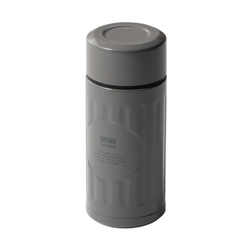 QAHWA(カフア)珈琲専用ボトル200mlグレージュ直飲み真空断熱2層構造内面テフロン加工コーヒーの味と香りを愉しむカフアコーヒーボトルminiシービージャパン