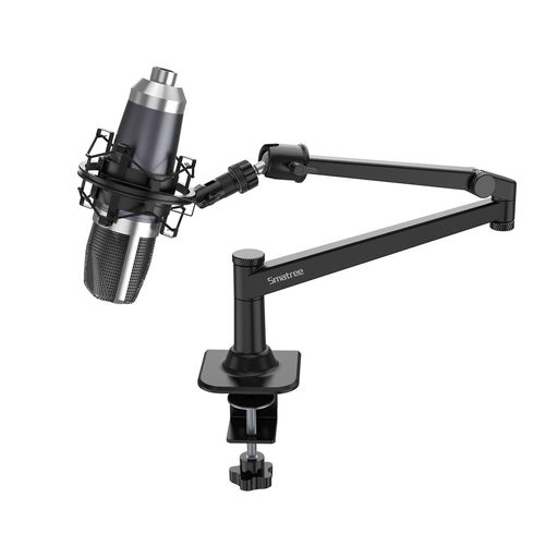 Smatree「金属製」RazerSeirenV2Pro/V2XマイクアームMPM-4000Uマイクロホン、MAM-1000U/2000U/M4Uなどマイクロホンにご対応できダイナミックマイクロホンアームスタンド