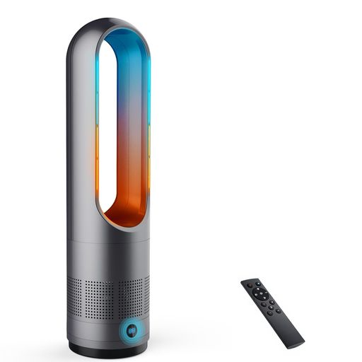 楽天市場】FUXNGZI タワーファン 扇風機 【羽根なし冷暖兼用・28W節電