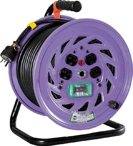 日動 電工ドラム 単相200Vドラム アース漏電しゃ断器付 30m NFEB23015A｜クリエイトラボ