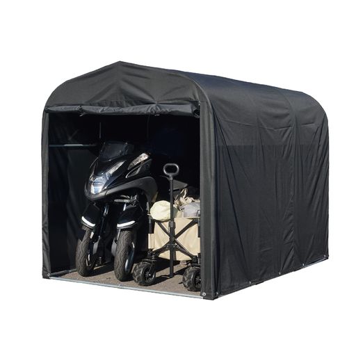 南栄工業(Nan-aCorporation)サイクルハウスQUICK3台用ブラック間口1560x奥行2200x高さ1650mm自転車サイクルポート 20,236円