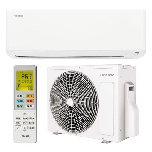 楽天市場】ハイセンス(Hisense) エアコン 6畳 2.2kw HA-S22H-W