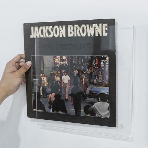 レコードラックアクリル製透明LP壁掛けウォールシェルフ棚レコードィスプレイマガジンラックレコード壁掛け展示棚簡単取付