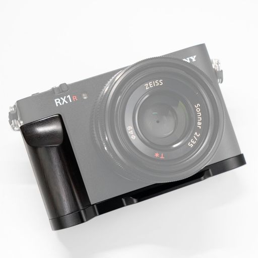 Iborrys御前上等レトロ実木写真機手持ち部分、相応うSonyソニーDSC-RX1RM3RX1RIII写真機、専用L型クイックリリースプレート細工人手作り割り増し金生まれながら木製手持ち部分(紫光まっ黒塗板)