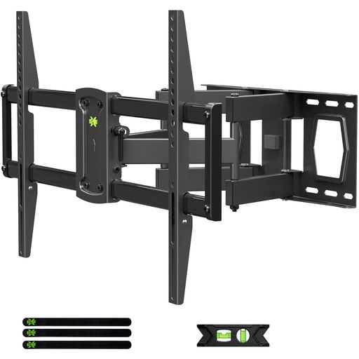 USXMOUNTテレビ壁掛け金具大型37-82インチLCD/LED対応フルモーション式壁掛けテレビ金具アーム式耐荷重60kgtvかべかけアーム可動式用前後、左右、上下多角度調節可能tv壁掛け金具頑丈な金属…