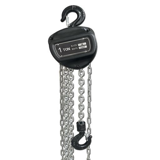 手動式チェーンブロック1ton3m1000kgチェンブロックホイストクレーンチェーンホイストレバーホイストブロック荷締機【1TON3M-黒】