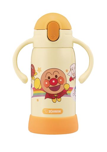 象印水筒クールボトル幼児向け300mlストロータイプシリコンダブルハンドル底カバーアンパンマンSQ-DB30A-EY