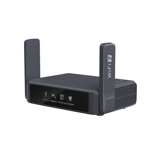GL.iNetGL-BE3600(Slate7)Wi-Fi7トラベルルーター無線電話LANwifiルータ小型隠し大いさvpnルータwifirouterタッチスクリーンホテルルーターデュアルバンドギガビット