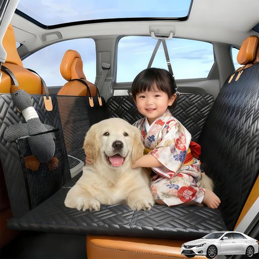 DEER-AFFLUX犬車シートペットドライブシート車犬うしろ側腰かけ犬車用臥榻犬運転腰かけ【実業界新振興?8枚堅牢さゲーム盤?両側チャックくっ付ける】釣りあい・好いたらしい可視性メッシュ窓\u0026納める衣嚢付き添い人丈…