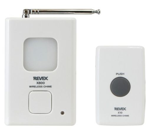 リーベックス(Revex)ワイヤレスチャイムXシリーズ送受信機セットインターホン呼び出しチャイムセットX810