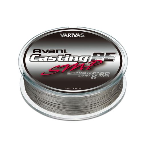 VARIVAS(バリバス)PEラインアバニキャスティングPEスーパーマックスパワー200m3号MAX50lb8本ステルスグレー