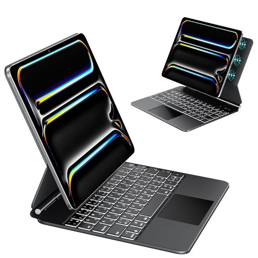 日本語配列マジックキーボードiPadPro11インチM5/M42025/2024(A3358A2837A3006A2836)第5世代キーボードケースMagicSmartKeyboard