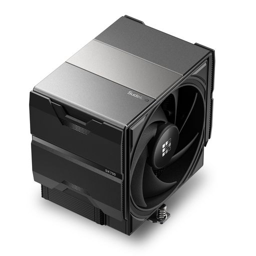 SUDOKOO SK700 AM5 空冷クーラー:AM5専用 7ヒートパイプCPUクーラー - ブラック シングルタワーPC冷却 120MM FDB PWM静音ファン&Lレールロックマウント|クリエイトラボ
