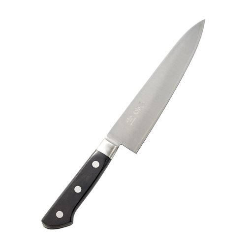 吉利 ステン本鍛造 本刃付包丁 牛刀 180mm 国産 日本製 職人 手造り 鍛造 両刃 永切れ 肉 魚 野菜 万能｜クリエイトラボ