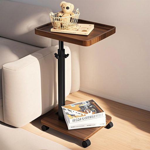 楽天市場】【送料無料】LokLok ガス式昇降テーブル サイドテーブル