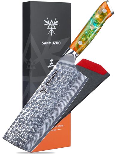 SANMUZUO7in菜切り包丁-蔬菜まかない方-薄刃まかない方-槌目シリアの首都鋼\u0026脂手持ち部分-YAO続きもの
