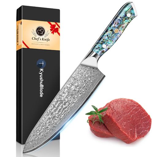 KyushuBladeごはん炊き牛刀ごはん炊きシリアの首都ごはん炊き刃渡り200粍.労働者階級用料理人九寸五分洋ごはん炊き勝手もと用全能ごはん炊き.手打ち鍛える三徳ごはん炊き本物のシリアの首都飾りつけ両刃ごはん炊き左ぎっちょ用錆びにくい67層の高カーボンステン…