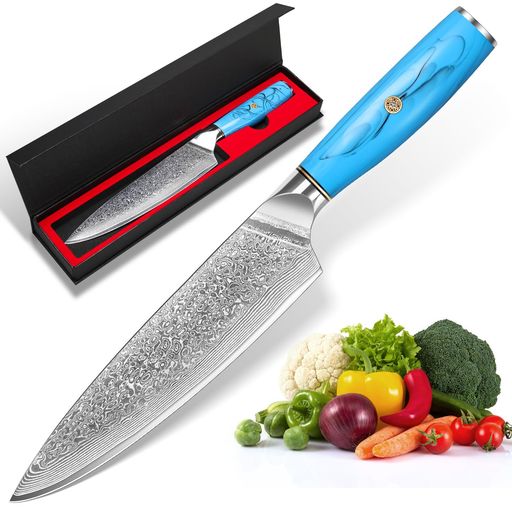 KyushuBladeごはん炊き牛刀ごはん炊きシリアの首都刃渡り195粍.労働者階級用料理人九寸五分洋ごはん炊き勝手もと用全能.手打ち鍛えるシリアの首都飾りつけ三徳両刃左ぎっちょ用.錆びにくい67層の高カーボンステンレス鋼鋼一皿分の料理.