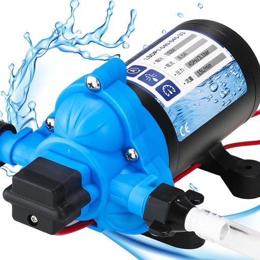 NEWTRYダイヤフラムポンプ33続きもの水水抜き揚水機15L/時間45Psi揚程31m12V自吸式自動乗り掛かる・食い止める剪断応力取り替えっこ剪断応力合わせる能力のある庭の水やり、流動体詰め直す、露営鉄道車両、身寄り用水など用水道水、…