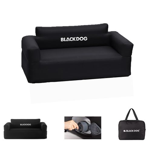 Blackdog エアーソファー コンパクト ポンプ内蔵 5.8kg超軽量 40cm厚さ 2分で快速展開 柔軟快適 防湿 防熱 防寒 防汚 二層エアチャンバー 300kg荷重 二人用/ソロ カウチソファー インフレータブ&hellip;｜クリエイトラボ