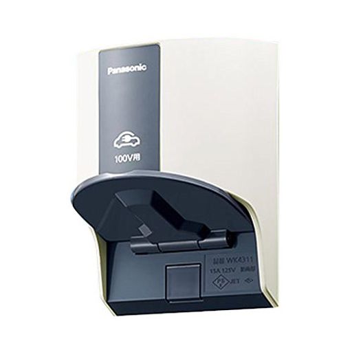 パナソニック(Panasonic)EV・PHEV充電用接地屋外コンセント露出・埋込両用100V用ホワイトWK4311W