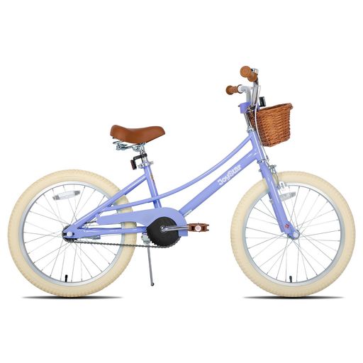 JOYSTAR小わっぱ用銀輪20inFANTASY前カゴ呼びりん助けること輪付き添い人キッズバイクバランス感覚的な経験祝い事差し上げ物差し上げ物愛くるしげ御嬢さんお坊っちゃんパープル
