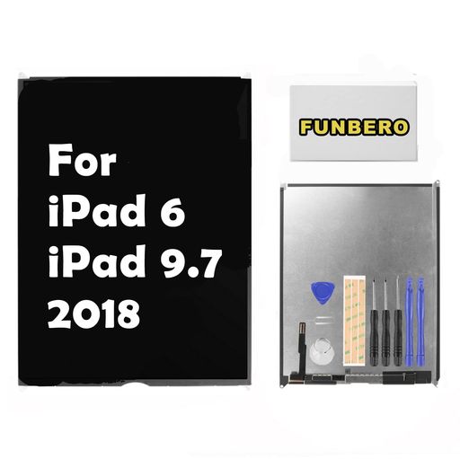 FunberoForiPad9.72018iPad6A1893A1954交換修理用LCD液晶パネルインナーパネル交換LCDディスプレイ(タブレットPCLCD交換部品)-修理工具セット付き