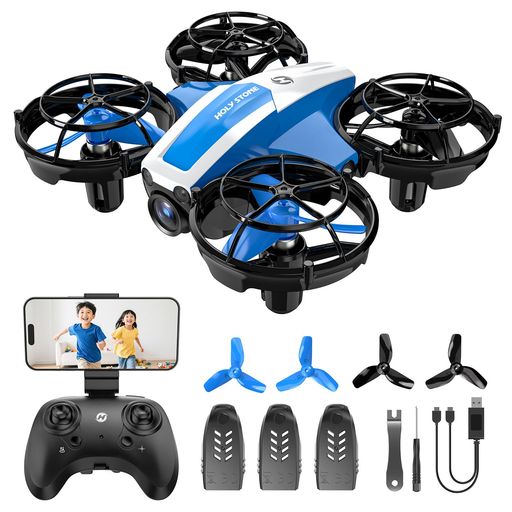 Holy Stone ドローン 100g未満 カメラ付き 子供向け fpv 小型ドローン 免許不要 室内 1080Pカメラ 初心者向け バッテリー3個 オプティカルフロー機能 男の子 おもちゃ 2.4GHz 国内認証済み HS210アッ&hellip;｜クリエイトラボ