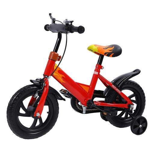 【919】アウトレット バイク風 子供車 Number レッド 補助輪付き 楽天市場】プッシュバー搭載12インチ補助輪付き子供用自転車