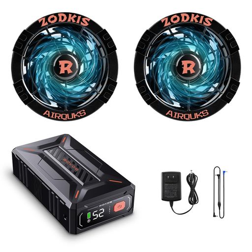 楽天市場】[meosos]52Vファンバッテリーセット40500mahバッテリー付き7