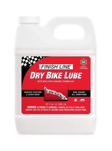 FinishLineドライバイク潤滑剤テフロンスクイズボトル付き