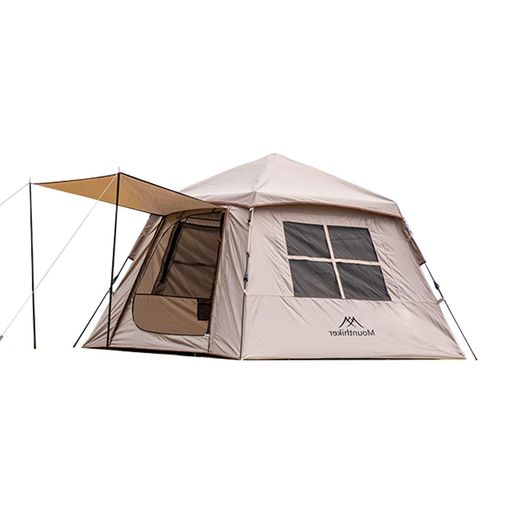 も*の様 Mountainhiker 3〜4人用のワンタッチテント Amazon.co.jp: Mountainhiker 3〜4人用のワンタッチテント、前室日よけ